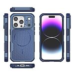 Θήκη iPhone 15 Pro Max - OEM - Σκληρή Πλάτη PC+TPU - Μπλε — εικόνα 4