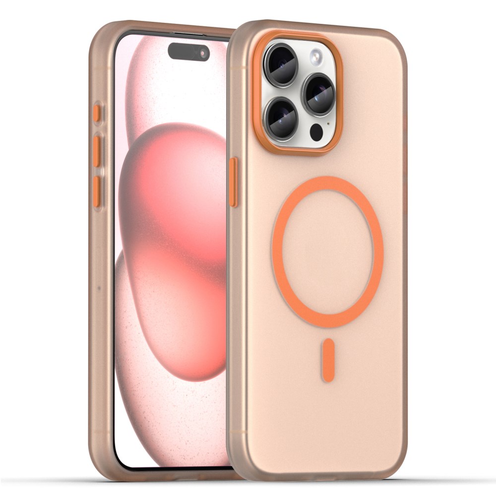 Θήκη iPhone 15 Pro Max - OEM - Σκληρή Πλάτη PC+TPU - Πορτοκαλί - MagSafe Σκληρή Πλάτη PC+TPU για iPhone 15 Pro Max (OEM) σε Πορτοκαλί με MagSafe — ημιδιάφανο ματ φινίρισμα που δεν κρατά δαχτυλιές, λεπτό & ελαφρύ.