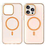 Θήκη iPhone 15 Pro Max - OEM - Σκληρή Πλάτη PC+TPU - Πορτοκαλί - MagSafe — εικόνα 2
