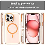 Θήκη iPhone 15 Pro Max - OEM - Σκληρή Πλάτη PC+TPU - Πορτοκαλί - MagSafe — εικόνα 9
