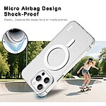Θήκη iPhone 15 Pro - IMAK - Σκληρή Πλάτη PC+TPU - Λευκό - MagSafe — εικόνα 3