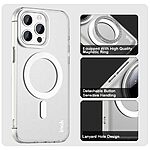 Θήκη iPhone 15 Pro - IMAK - Σκληρή Πλάτη PC+TPU - Λευκό - MagSafe — εικόνα 4