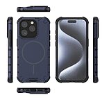 Θήκη iPhone 15 Pro - OEM - Σκληρή Πλάτη PC+TPU - Μπλε σκούρο — εικόνα 3