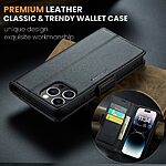 Θήκη iPhone 15 Pro - CASEME 023 - Flip Πορτοφόλι από Συνθετικό Δέρμα (PU) με TPU - Μαύρο - RFID/Stand — εικόνα 4