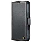 Θήκη iPhone 15 Pro - CASEME 023 - Flip Πορτοφόλι από Συνθετικό Δέρμα (PU) με TPU - Μαύρο - RFID/Stand — εικόνα 7