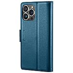 Θήκη iPhone 15 Pro - CASEME 023 - Flip Πορτοφόλι από Συνθετικό Δέρμα (PU) με TPU - Μπλε - RFID/Stand — εικόνα 8