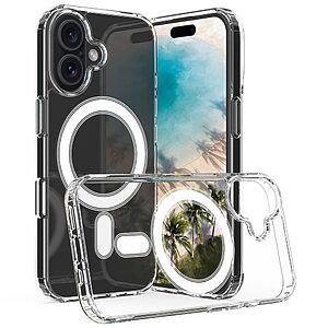 Θήκη iPhone 16 - OEM - Σκληρή Πλάτη PC+TPU - Διάφανο - MagSafe — εικόνα 2