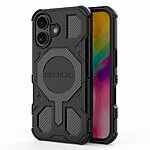 Θήκη iPhone 16 - BIBERCAS J-16 Series - Σκληρή Πλάτη PC+TPU - Μαύρο - MagSafe — εικόνα 2