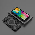 Θήκη iPhone 16 - BIBERCAS J-16 Series - Σκληρή Πλάτη PC+TPU - Μαύρο - MagSafe — εικόνα 7