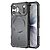 Σκληρή Πλάτη PC+TPU για iPhone 16 (OEM) σε Μαύρο — ενισχυμένες γωνίες, μαγνήτης & υφή carbon fiber για καθημερινή προστασία.