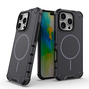 Θήκη iPhone 16 Pro Max - OEM - Σκληρή Πλάτη PC+TPU - Γκρι — εικόνα 2