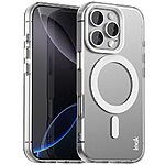 Θήκη iPhone 16 Pro Max - IMAK - Σκληρή Πλάτη PC+TPU - Λευκό - MagSafe — εικόνα 2