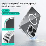 Θήκη iPhone 16 Pro Max - ABEEL - Σκληρή Πλάτη PC+TPU - Μαύρο - MagSafe — εικόνα 6