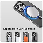 Θήκη iPhone 16 Pro Max - IMAK - Σκληρή Πλάτη PC+TPU - Μαύρο - MagSafe — εικόνα 6