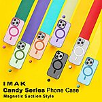 Θήκη iPhone 16 Pro Max - IMAK - Σκληρή Πλάτη PC+TPU - Μαύρο - MagSafe — εικόνα 7