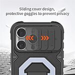 Θήκη iPhone 16 Pro Max - OEM - Σκληρή Πλάτη PC+TPU - Μαύρο - MagSafe/Stand/Λουράκι — εικόνα 6