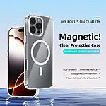 Θήκη iPhone 16 Pro - ABEEL - Σκληρή Πλάτη PC+TPU - Λευκό - MagSafe — εικόνα 3
