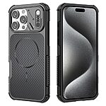 Θήκη iPhone 16 Pro - OEM - Σκληρή Πλάτη PC+TPU - Μαύρο — εικόνα 3