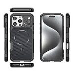 Θήκη iPhone 16 Pro - OEM - Σκληρή Πλάτη PC+TPU - Μαύρο — εικόνα 4