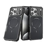 Θήκη iPhone 16 Pro - OEM - Σκληρή Πλάτη PC+TPU - Μαύρο — εικόνα 5