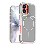 Σκληρή Πλάτη PC+TPU για iPhone 17 (OEM) σε Γκρι με MagSafe — ενισχυμένες γωνίες & διάφανα πλαϊνά για στιλάτη προστασία από πτώσεις.