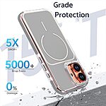 Θήκη iPhone 17 - OEM - Σκληρή Πλάτη PC+TPU - Γκρι - MagSafe — εικόνα 3