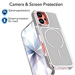 Θήκη iPhone 17 - OEM - Σκληρή Πλάτη PC+TPU - Γκρι - MagSafe — εικόνα 4