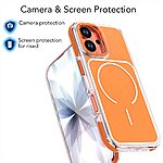 Θήκη iPhone 17 - OEM - Σκληρή Πλάτη PC+TPU - Πορτοκαλί - MagSafe — εικόνα 4