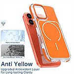 Θήκη iPhone 17 - OEM - Σκληρή Πλάτη PC+TPU - Πορτοκαλί - MagSafe — εικόνα 5