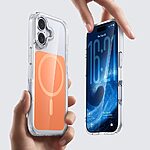 Θήκη iPhone 17 - OEM - Σκληρή Πλάτη PC+TPU - Πορτοκαλί - MagSafe — εικόνα 5