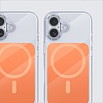 Θήκη iPhone 17 - OEM - Σκληρή Πλάτη PC+TPU - Πορτοκαλί - MagSafe — εικόνα 7