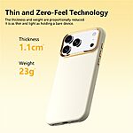 Θήκη iPhone 17 Pro / 18 Pro - ABEEL - Σκληρή Πλάτη PC - Κίτρινο — εικόνα 5