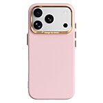 Σκληρή Πλάτη PC για iPhone 17 Pro / 18 Pro (ABEEL) σε Ροζ ανοιχτό — απαλή υφή, ελαφρύ βάρος & ενσωματωμένος μαγνήτης για εύκολη φόρτιση.