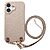 Πλάτη από Συνθετικό Δέρμα (PU) με PC για iPhone 17 (OEM) σε Χακί — υφή litchi, απορρόφηση κραδασμών & αποσπώμενο λουράκι χιαστί 130cm.