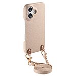 Θήκη iPhone 17 - OEM - Πλάτη από Συνθετικό Δέρμα (PU) με PC - Χακί - Λουράκι — εικόνα 2