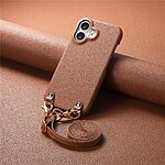 Θήκη iPhone 17 - OEM - Πλάτη από Συνθετικό Δέρμα (PU) με PC - Καφέ - Λουράκι — εικόνα 8