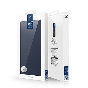 Θήκη iPhone 17 - DUX DUCIS Skin Pro Series - Flip Πορτοφόλι από Συνθετικό Δέρμα (PU) με TPU - Μπλε - Stand — εικόνα 2
