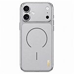 Πλάτη TPU για iPhone 17 (MOFI) σε Γκρι — ημιδιάφανο ματ φινίρισμα, προστασία κάμερας με tempered glass & μαγνητική συμβατότητα.