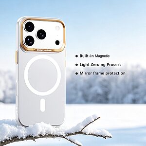 Θήκη iPhone 18 Pro / 17 Pro - ABEEL - Σκληρή Πλάτη PC - Λευκό — εικόνα 2