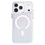 Σκληρή Πλάτη PC+TPU για iPhone 18 Pro / 17 Pro (ROCK) σε Λευκό — μαγνήτης N52 & ενισχυμένη δομή για προστασία από πτώσεις.