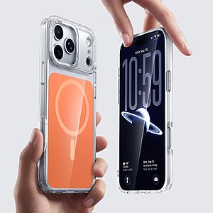 Θήκη iPhone 18 Pro / 17 Pro - OEM - Σκληρή Πλάτη PC+TPU - Πορτοκαλί - MagSafe — εικόνα 2