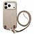 Πλάτη από Συνθετικό Δέρμα (PU) με PC για iPhone 18 Pro / 17 Pro (OEM) σε Χακί — υφή litchi για σταθερό κράτημα & αποσπώμενο λουράκι 130cm.