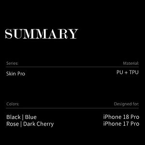 Θήκη iPhone 18 Pro / 17 Pro - DUX DUCIS Skin Pro Series - Flip Πορτοφόλι από Συνθετικό Δέρμα (PU) με TPU - Κερασί - Stand — εικόνα 2