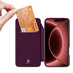Θήκη iPhone 18 Pro / 17 Pro - DUX DUCIS Skin Pro Series - Flip Πορτοφόλι από Συνθετικό Δέρμα (PU) με TPU - Κερασί - Stand — εικόνα 3