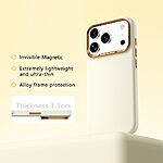Θήκη iPhone 18 Pro Max / 17 Pro Max - ABEEL - Σκληρή Πλάτη PC - Κίτρινο — εικόνα 2