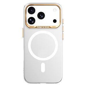 Σκληρή Πλάτη PC για iPhone 18 Pro Max / 17 Pro Max (ABEEL) σε Λευκό — μόλις 1.0mm, ματ αντιδακτυλική υφή & ενσωματωμένος μαγνήτης.