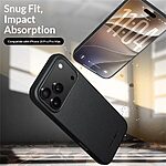 Θήκη iPhone 18 Pro Max / 17 Pro Max - QIALINO - Σκληρή Πλάτη PC - Μαύρο - MagSafe — εικόνα 6