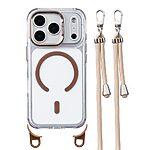 Σκληρή Πλάτη PC+TPU για iPhone 18 Pro Max / 17 Pro Max (OEM) σε Χρυσό με MagSafe — αντικραδασμική προστασία & λουράκι 150cm για ασφαλή μεταφορά.
