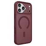 Σκληρή Πλάτη PC+TPU για iPhone 18 Pro Max / 17 Pro Max (OEM) σε Κερασί — ενσωματωμένοι μαγνήτες, ματ αντιολισθητική υφή & ενισχυμένες γωνίες.