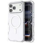 Σκληρή Πλάτη PC+TPU για iPhone 18 Pro Max / 17 Pro Max (OEM) σε Λευκό με MagSafe — ματ soft-touch υφή & αερόσακοι για προστασία από πτώσεις.